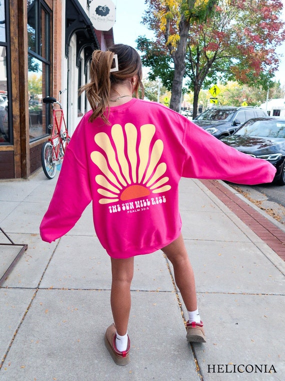 The Sun Will rise Christian Crewneck  Beachy Sweatshirt Sunshine Shirt  God Sweatshirt Christian Merch Bible Verse Shirt Beachy Shirt