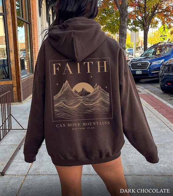 Christian Hoodies Jesus Hoodie Christian Streetwear Brown Hoodie God Is Good Faith Based Shirt Christian Merch Religious Hoodie God