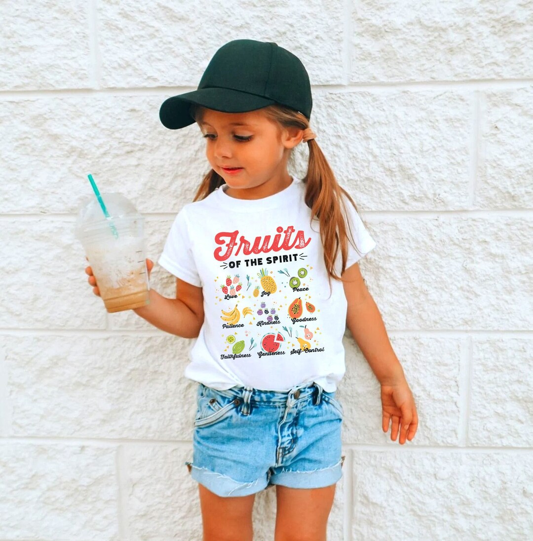 Fruit of the Spirit Kids Christian Tee Child of God Fruits of the ...