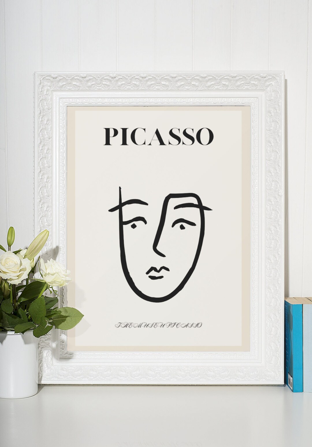 Picasso Art Print Digital Art Printable Art Minimalistic Etsy