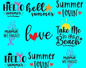 Beach vacation Svg, Summer cut files, Summer Quotes Svg, svg Summertime, Beach Cut File, Summertime beach svg, summer png