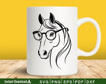 Free Horse SVG & Vector Designs | Black and White Horse Clipart, Horse Head, Jumping Horse, Kentucky Derby Art, Horse Glassware