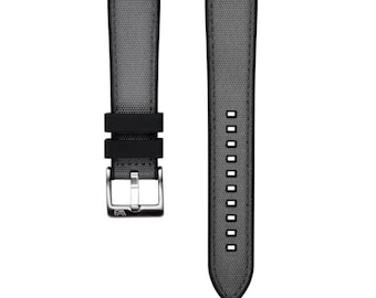 WB Original Hybrid Uhrenarmband aus Segeltuch/Kautschuk - Große Auswahl an Farben - 20 mm und 22 mm - Kaufen Sie Ihr Uhrenarmband bei CHROONOO
