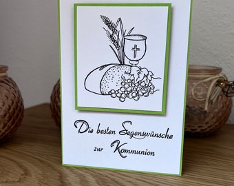 Karte zur Kommunion