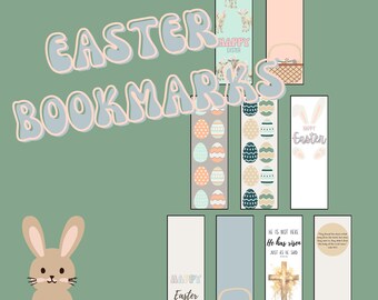 Ostern Lesezeichen, druckbare Designs, sofortiger Download