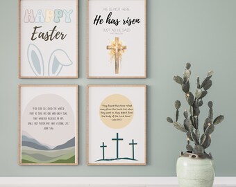 Easter, Spring Printable Wall Art bundle