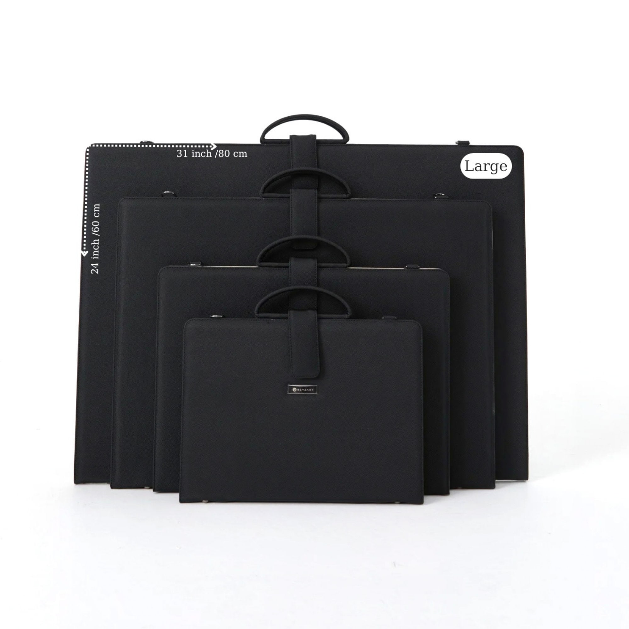 Matte Black Portfolio 11x17 Landscape Portfolio Sleek Portfolio