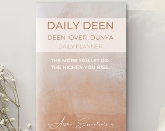Daily Deen Daily Planner - Islamic Daily Planner - Faith and Productivity Journal