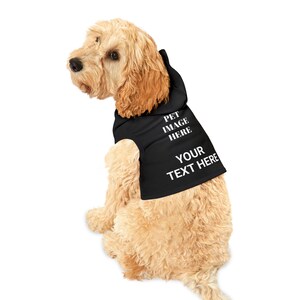 Custom Pet Hoodie, Personalized Dog Sweater, Fun Pet Clothing, Unique Pet Gift, Customizable Pet Apparel, Dog Lover&#39;s Hoodie