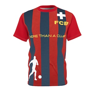 Barcelona Jerseys: Shop Messi FC Barcelona Shirts Unisex Cut and Sew Tee (AOP)