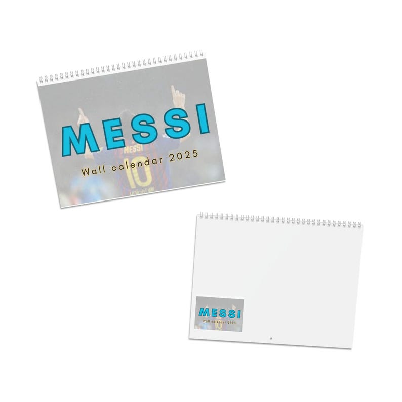 Lionel Messi 2025 Wall Calendar Argentina World Cup Soccer Team Gift