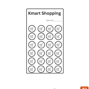 Kmart shopping savings tracker