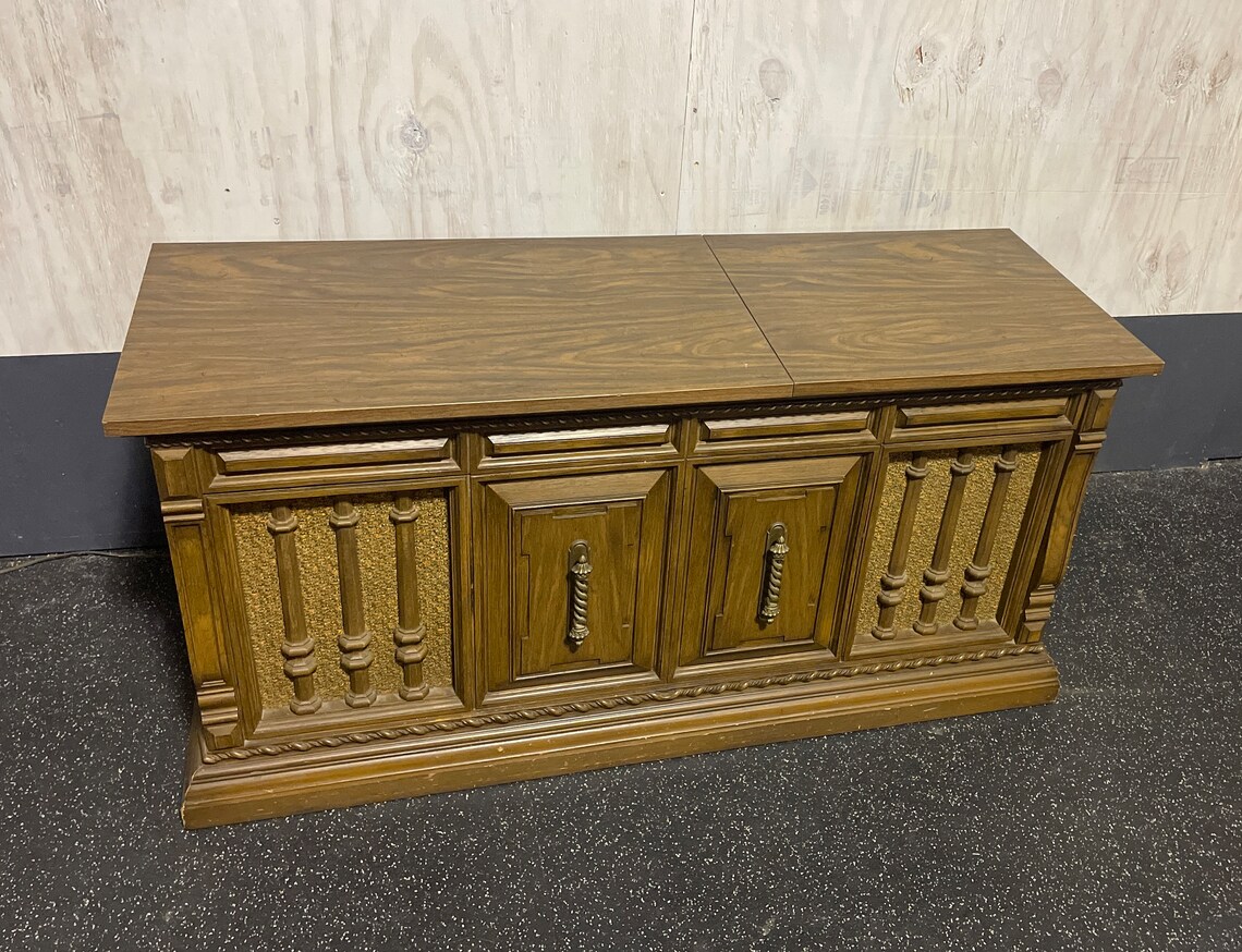 Vintage Zenith Console Record Player Stereo Model ET914/915 Etsy