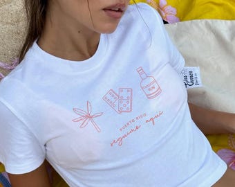 T-shirt Debi Tirar Plus photos, produits dérivés DTMF, Seguimos Aquí, lapin, t-shirt Porto Rico