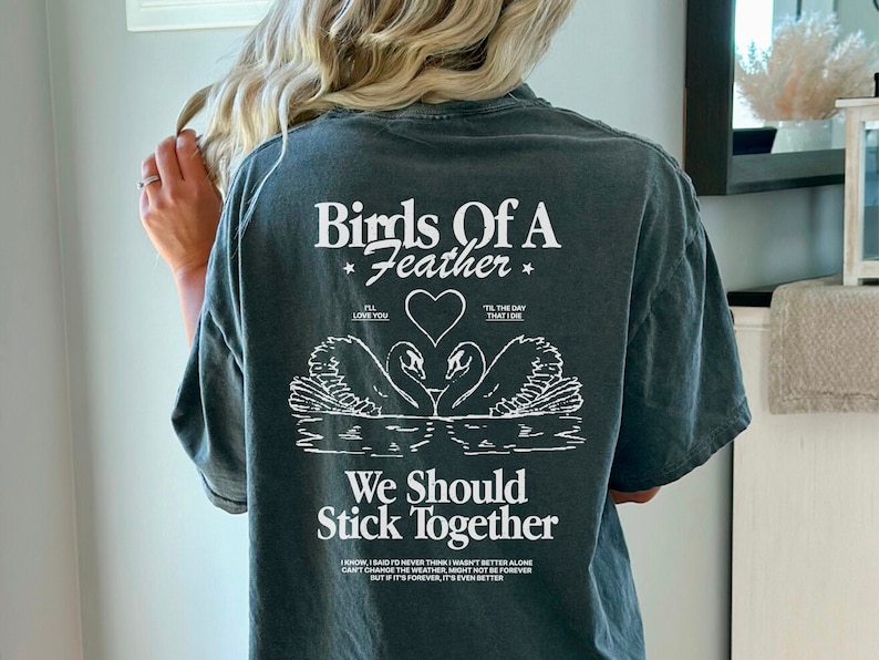 birds of a feather billie inspired tee