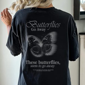 SWAG Album Inspired T-Shirt, Butterflies Tee, Justin Cotton Graphic T-Shirt, Vintage Style Fan Tee image 1