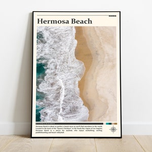 Hermosa Beach Print / Hermosa Beach Wall Art / Hermosa Beach Poster / Hermosa Beach Photo / Hermosa Beach Decor / California