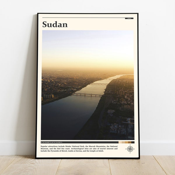 Soedan Print / Soedan Wall Art / Soedan Poster / Soedan Foto / Soedan Poster Print / Soedan Wall Decor / Afrika Poster