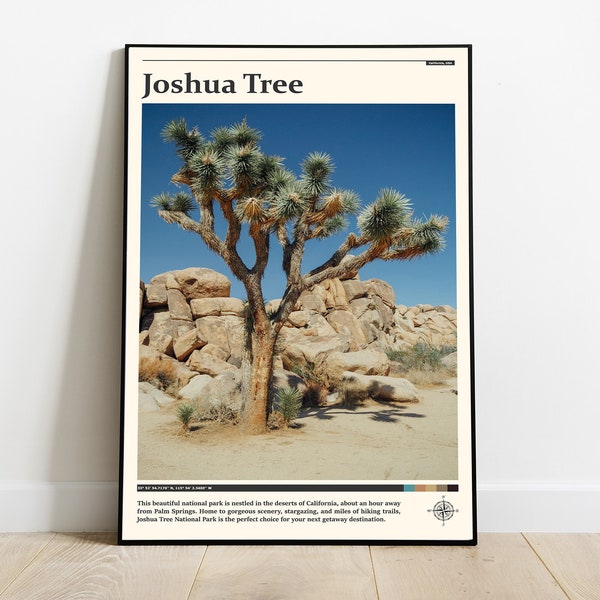 Joshua Tree Print / Joshua Tree Art / Affiche de Joshua Tree / Photo de Joshua Tree / Impression d’affiche de Joshua Tree / Décor de Joshua Tree