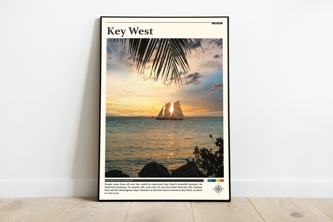 Key West Print / Key West Wall Art / Key West Poster / Key Etsy