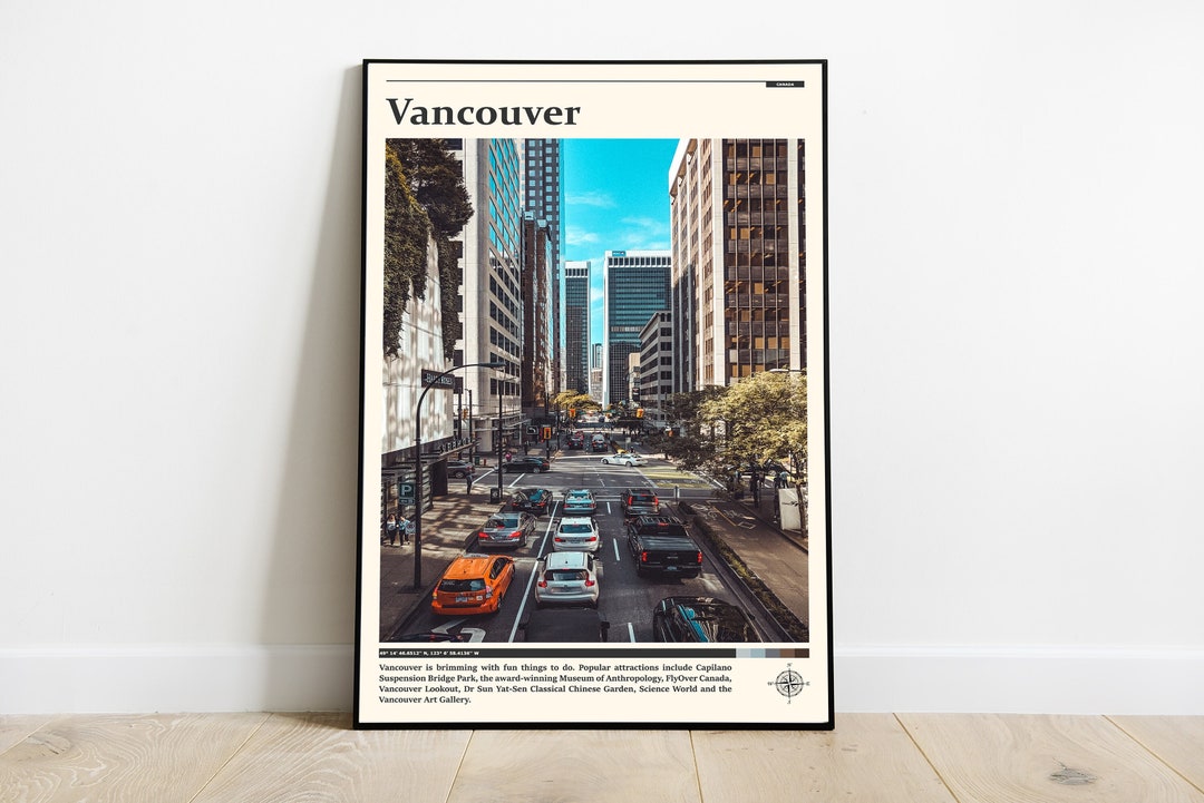 Vancouver Print / Vancouver Wall Art / Vancouver Poster / Vancouver