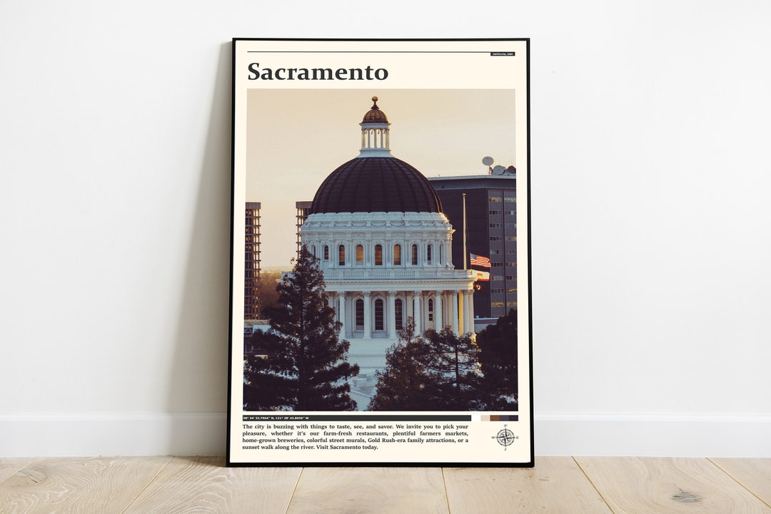 Sacramento Print / Sacramento Wall Art / Sacramento Poster / Sacramento Photo / Sacramento