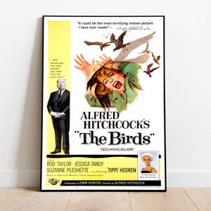 鳥 (1963) ポスター アメリカンナチュラル ホラー スリラー映画