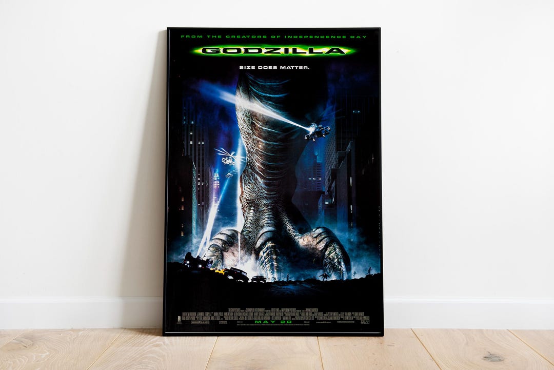 Godzilla Movie Poster - Godzilla Poster - Minimalist Movie Poster ...