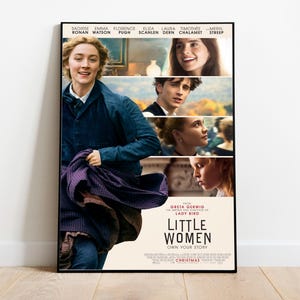 Little Women Movie Poster: Greta Gerwig Film, Minimalist Art Print
