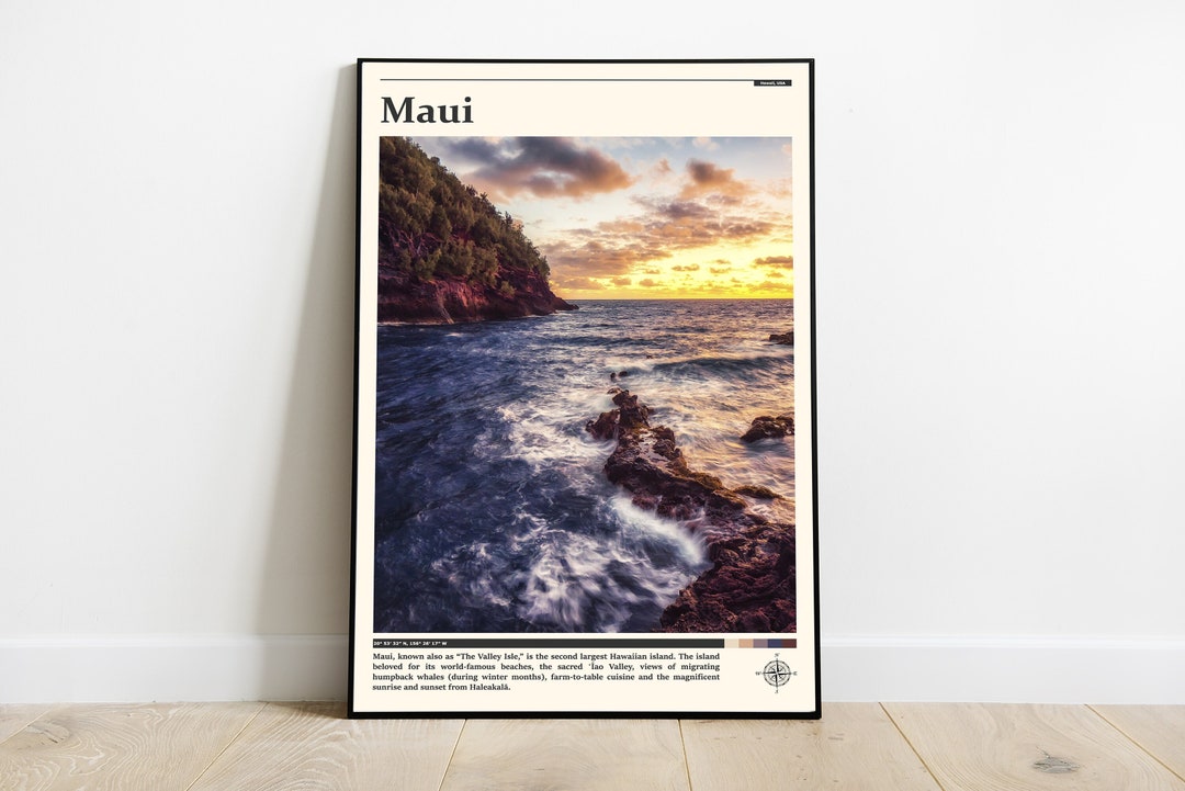Maui Print / Maui Wall Art / Maui Poster / Maui Photo / Maui Poster