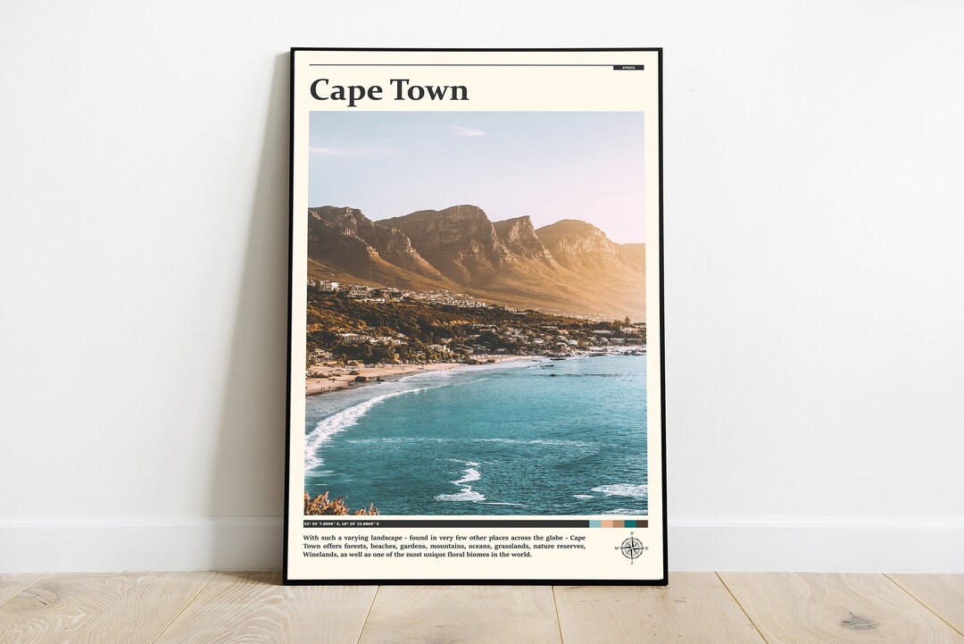 South Africa Print / South Africa Wall Art / South Africa Etsy
