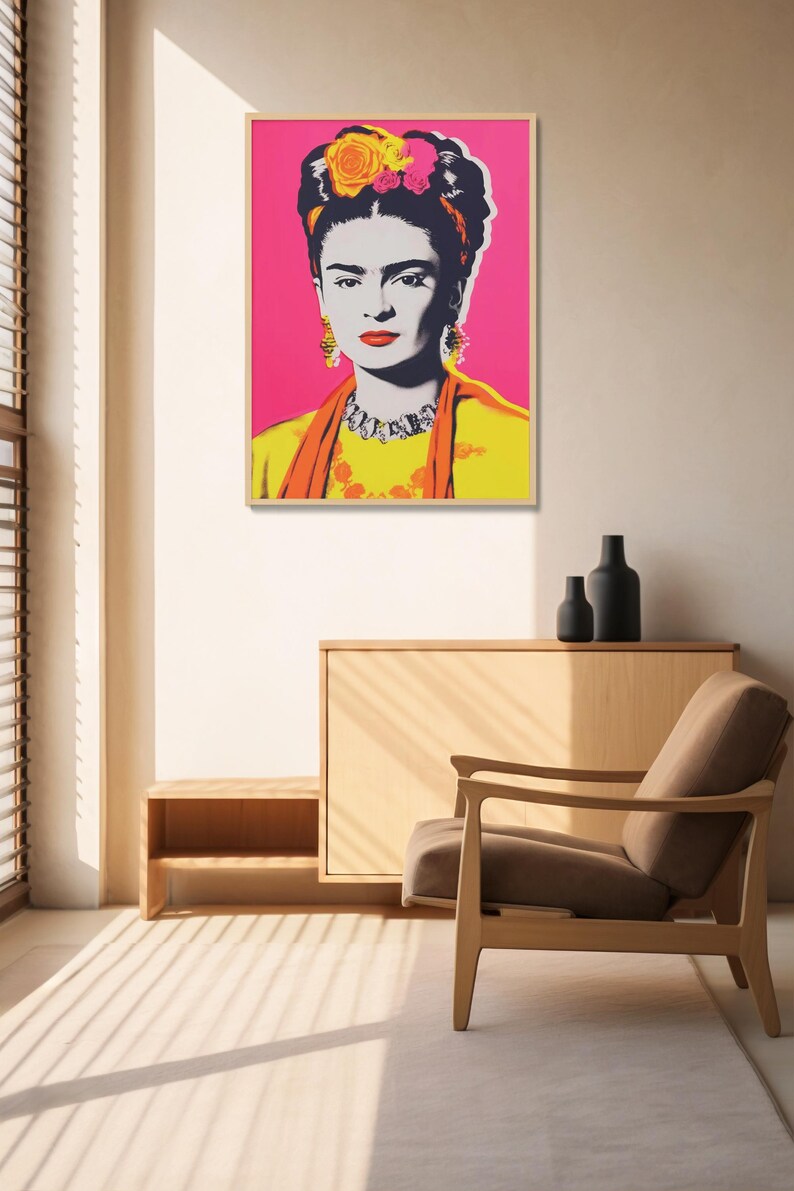 Frida Kahlo Print / Frida Kahlo Wall Art / Frida Kahlo Artwork / Frida ...