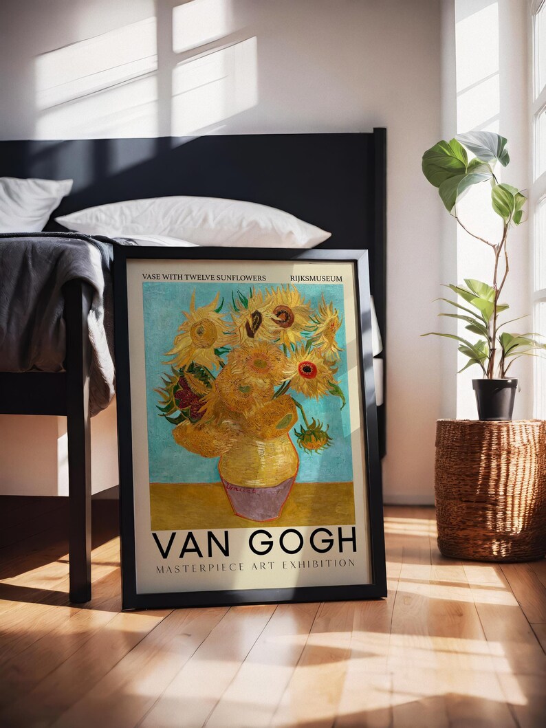 Vincent Van Gogh Print / Vincent Van Gogh Vase With Twelve Sunflowers