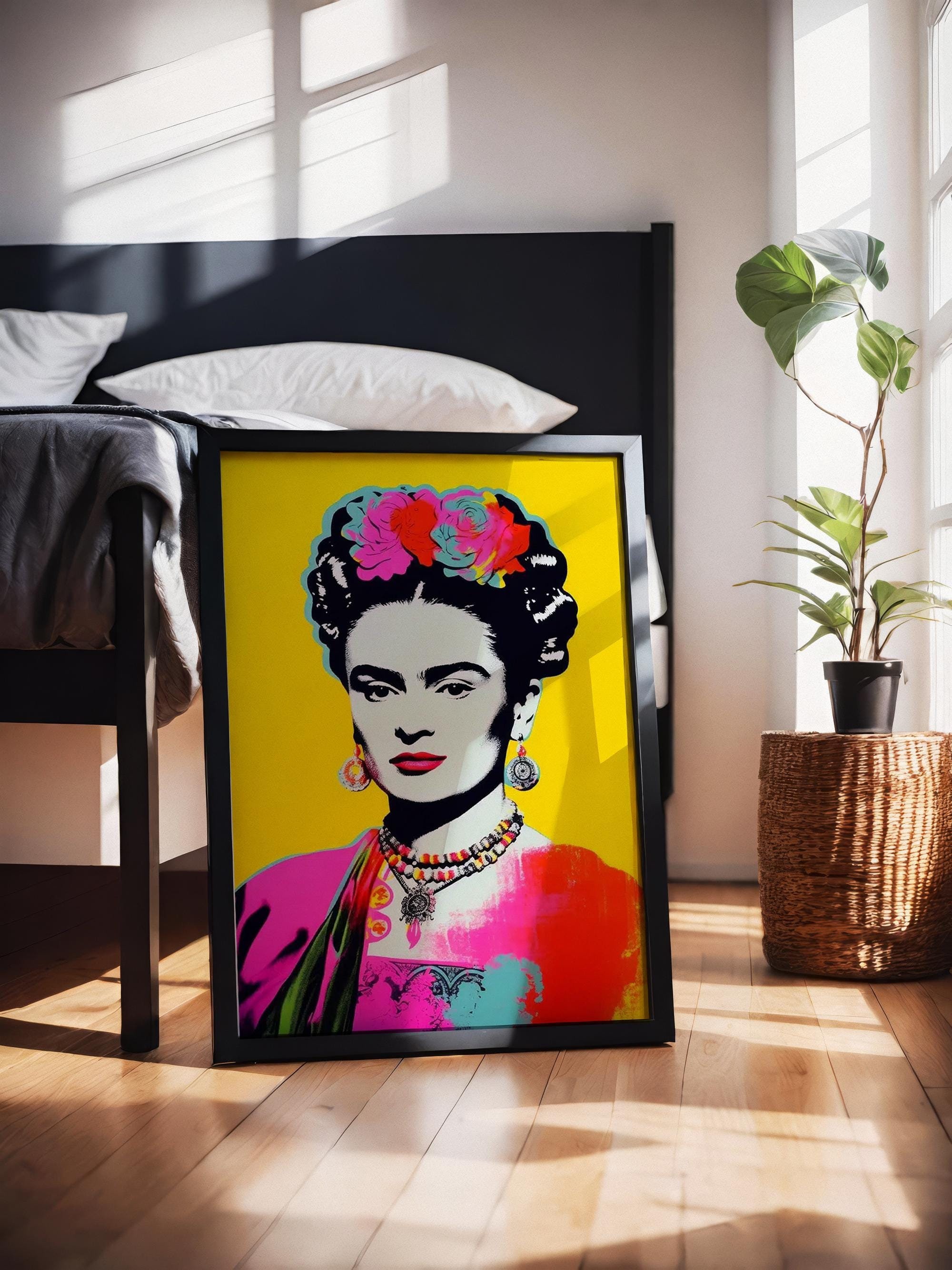 Frida Kahlo Print / Frida Kahlo Wall Art / Frida Kahlo Artwork / Frida ...