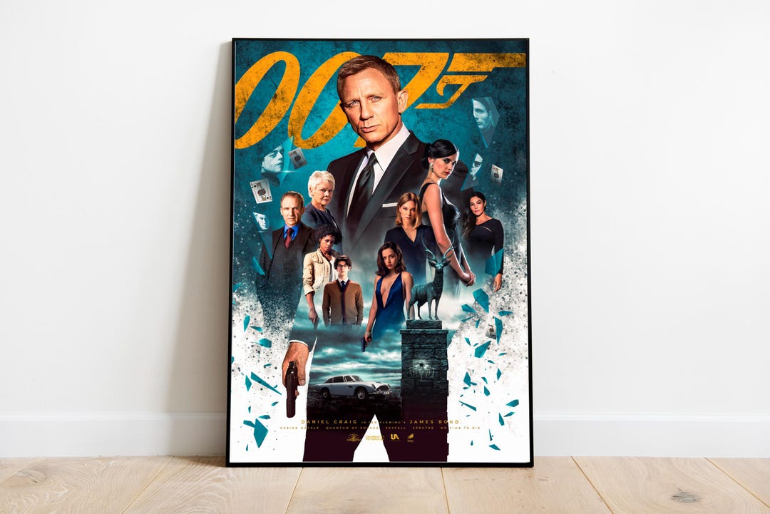 007 James Bond James Bond Poster Minimalist Movie Poster Vintage