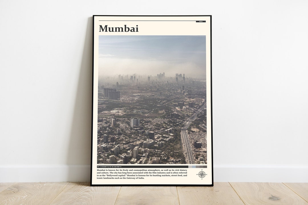 Mumbai Print / Mumbai Wall Art / Mumbai Poster / Mumbai Photo / Mumbai ...