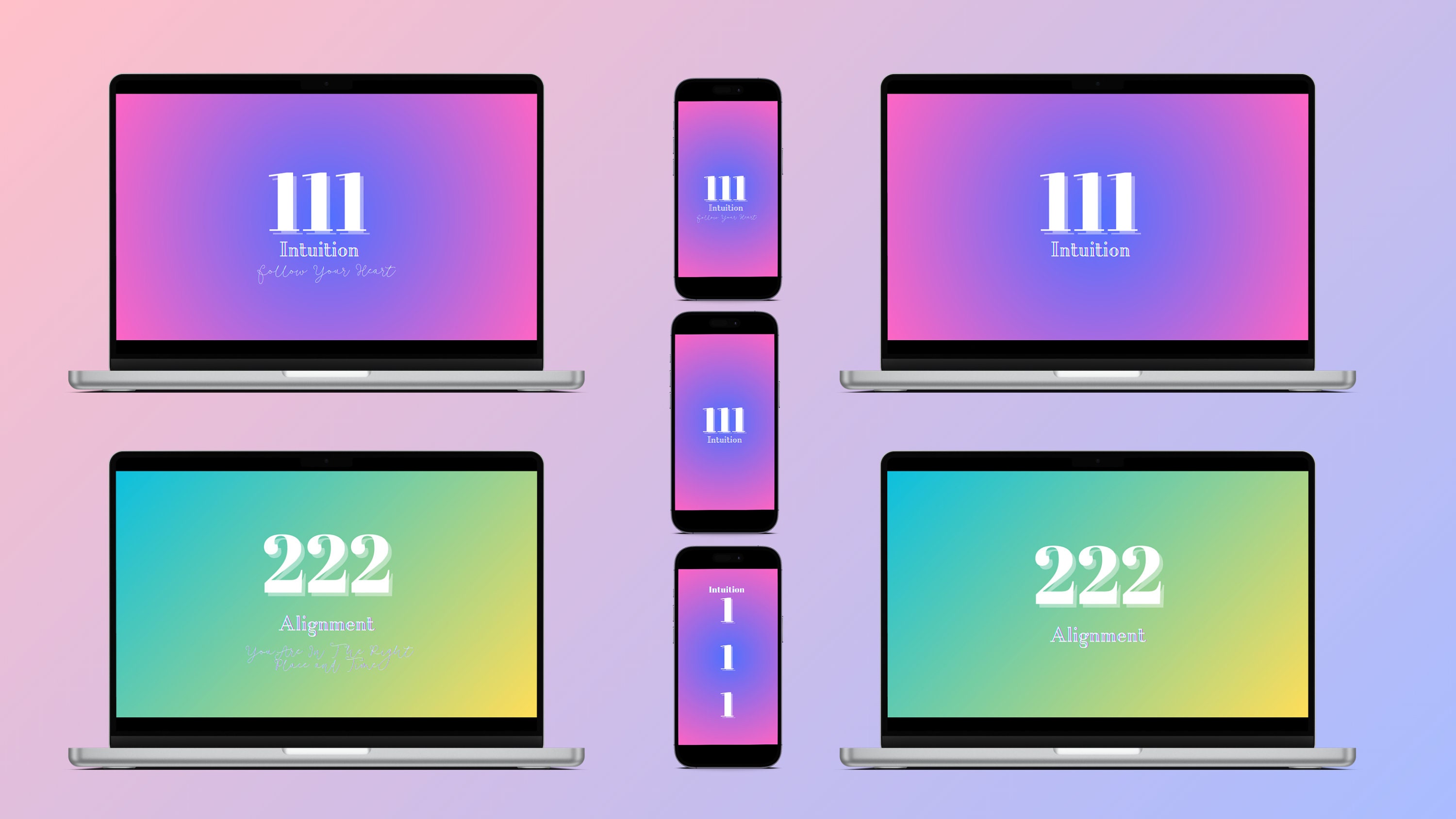 Angel Numbers Wallpaper - Etsy