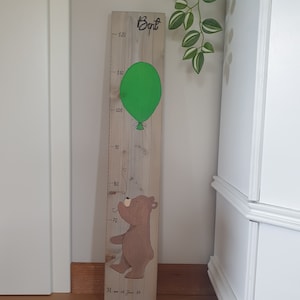 personalisierte Messlatte für Kinder, Messleiste, Geschenk zur Geburt, Kinderzimmer, Geburtstagsgeschenk, Holzmesslatte