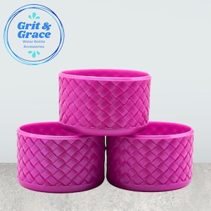 Basketweave Glamour Girl Pink Pearlescent ~ Punch Shimmer Boot