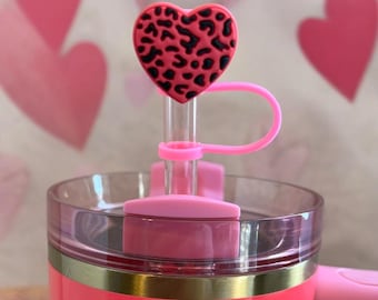 Surmatelas en paille léopard fuchsia