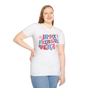 Patriotic 4th of July Unisex Tee, USA Independence Day Shirt, Vintage July 4th Top, American Flag Tee, Patriotic Retro T-Shirt
