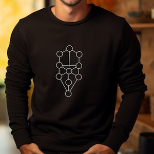 Tree of Life Shirt, Kabbalah, Kabbalistic Tree of Life, Qabalah, Sefirot, Sephirot, Esoteric, Hermeticism, Mysticism, Unique, Gift for Him