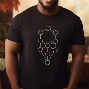 Tree of Life Shirt, Kabbalah, Kabbalistic Tree of Life, Qabalah, Sefirot, Sephirot, Esoteric, Hermeticism, Mysticism, Unique, Gift for Him