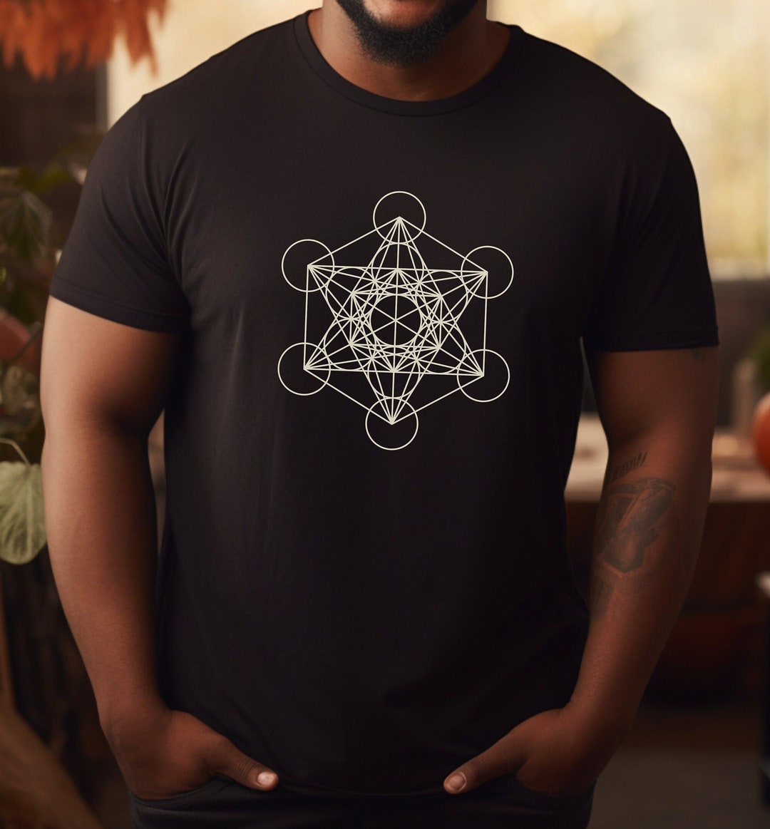 Metatron's Cube Shirt Metatron Blueprint of Creation Etsy