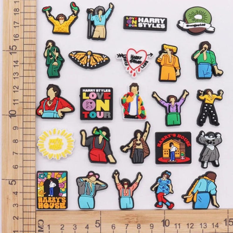 Harry Styles Croc Charms Love on Tour Croc Jibbitz Etsy