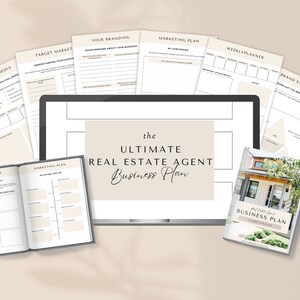 Ultimate Real Estate Business Planner | Digital Real Estate Business Planner | Real Estate Agent Business Planner