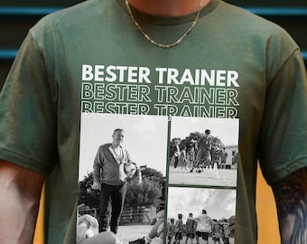 Personalisiert Trainer Shirt Sport Geschenkidee Handball Trainer Weihnachtsgeschenk Fußball Coach Geburtstag Abschied Trainer T-Shirt Danke