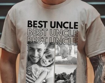 Personalisiertes Onkel Shirt Weihnachtsgeschenke Bruder T-Shirt Geschenkidee Geburtstag Onkels T-Shirts Geschenk Schwangerschaft verkünden