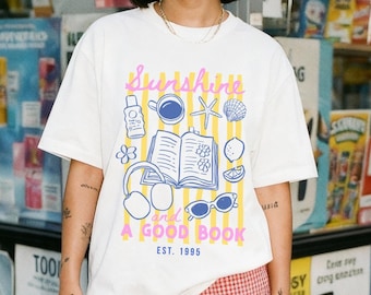 Personalisiertes Bücher Shirt Buchliebhaber Geschenk für Bücherwürmer T-shirt booktrovert Geburtstagsgeschenke Book Club Bookish Merch Retro
