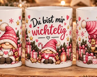 Weihnachten Tasse personalisiert Wichtelgeschenk Geschenkidee Wichtel Mitbringsel Advent Weihnachtsgeschenk Becher Adventszeit Wichtel Tasse